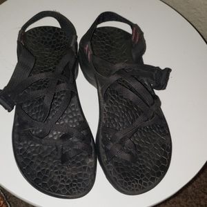 Black Double strap Chacos